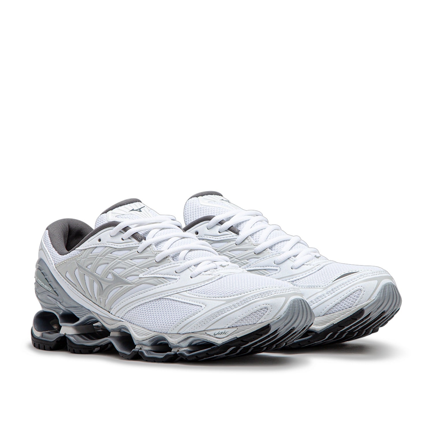 mizuno wave prophecy ls (white / silver / harbor mist) von mizuno