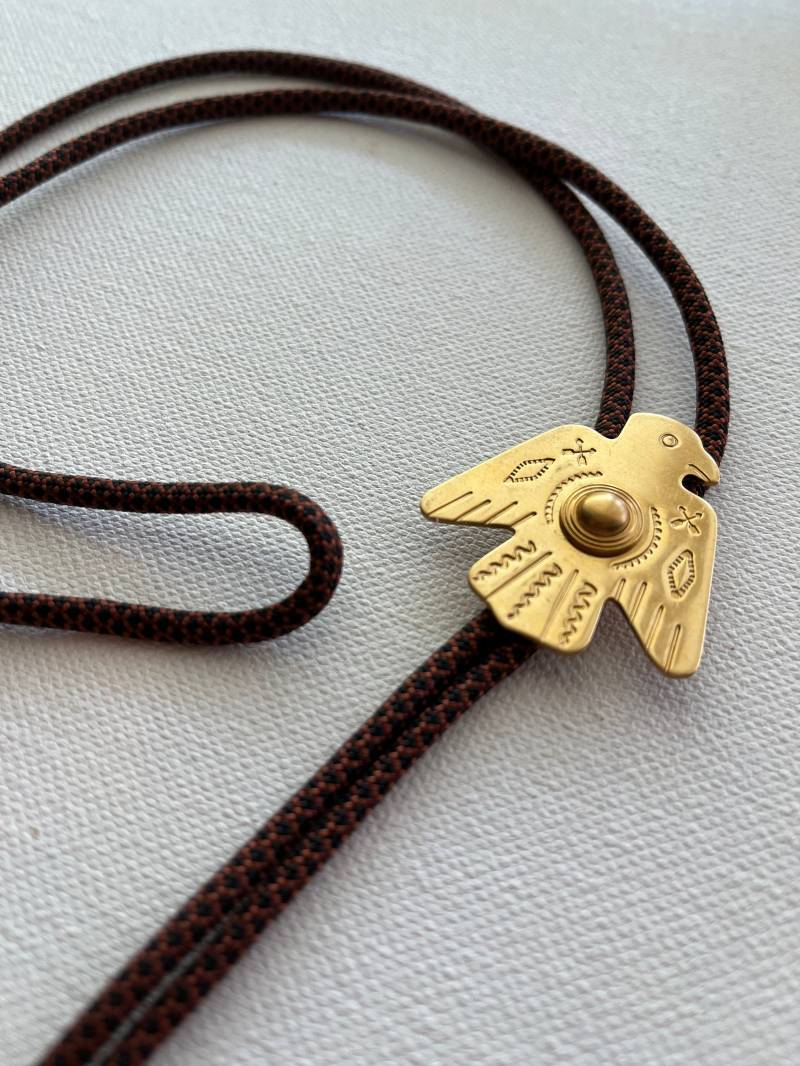 Messing Donnervogel Bolo von mjmossdesigns