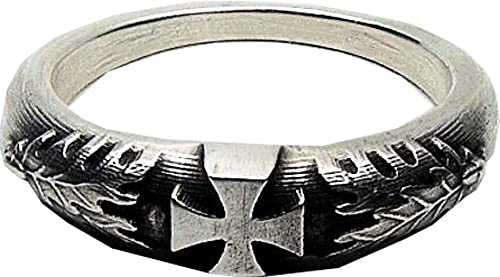 mk-art Militaria Ring Schöner Ring EK mit Eichenlaub von MK-Art