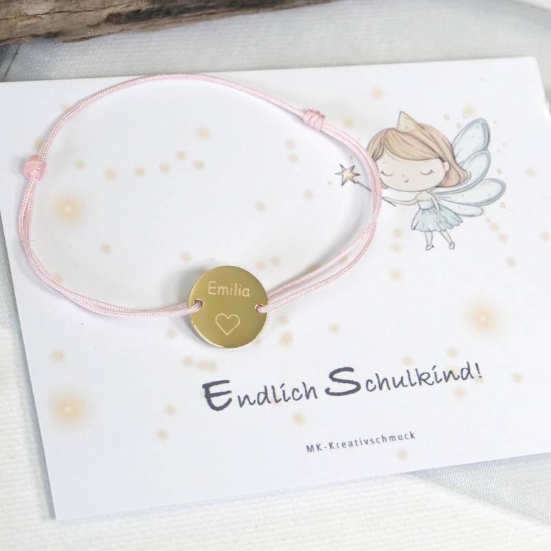 Armband Schulkind Schultüte Mädchen Junge Personalisiert - Geschenk Einschulung Einschulungsgeschenk Kinder Kindergartenkind von mkkreativschmuck