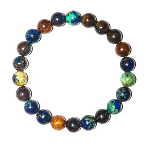 Chrysokoll-Armband, 8 mm, natürliche Solarplexus-Chakra-Edelsteine, bringt Glück, Reichtum, Mut, Schutz vor dem Bösen, Geschenk Chrysokoll-Armband, 8 mm, natürliche Solarplexus-Chakra-Edelsteine, bringt Glück, Reichtum, Mut, Schutz vor dem Bösen, Geschenk von mkslksbhnxl