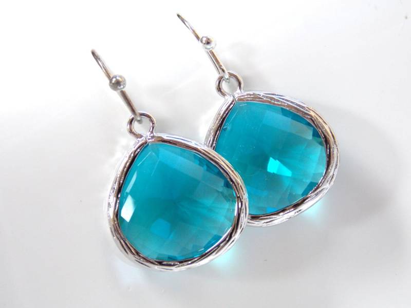 Blaue Ohrringe, Brautjungfer Aqua, Blau Zirkon, Hochzeitsschmuck, Schmuck, Silber, Gifs, Ohrring Sets Blaue Ohrringe, Brautjungfer Aqua, Blau Zirkon, Hochzeitsschmuck, Schmuck, Silber, Gifs, Ohrring Sets von mlejewelry