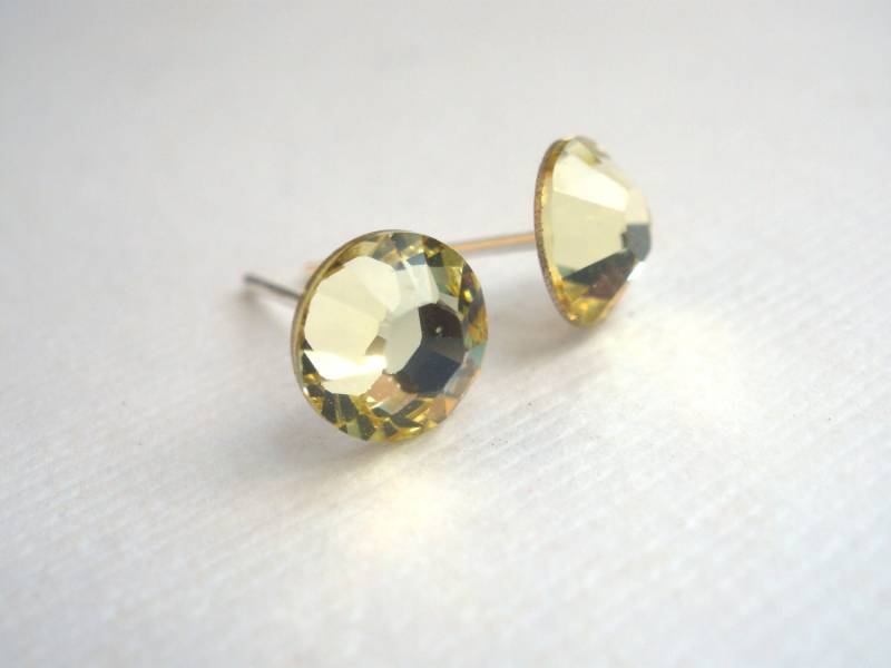 Gelbe Ohrstecker Ohrringe, Gelb Kristall Swarovski Kristall, Jonquil, Hochzeitsschmuck, Brautjungfer Geschenke, Ohrringe Gelbe Ohrstecker Ohrringe, Gelb Kristall Swarovski Kristall, Jonquil, Hochzeitsschmuck, Brautjungfer Geschenke, Ohrringe von mlejewelry