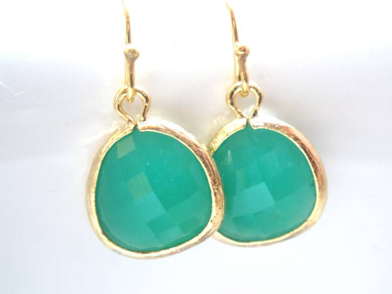 Grüne Ohrringe, Opal Gold Palace Grün, Zierlich, Tropfen, Brautjungfern Braut Ohrringe Schmuck, Geschenke Grüne Ohrringe, Opal Gold Palace Grün, Zierlich, Tropfen, Brautjungfern Braut Ohrringe Schmuck, Geschenke von mlejewelry