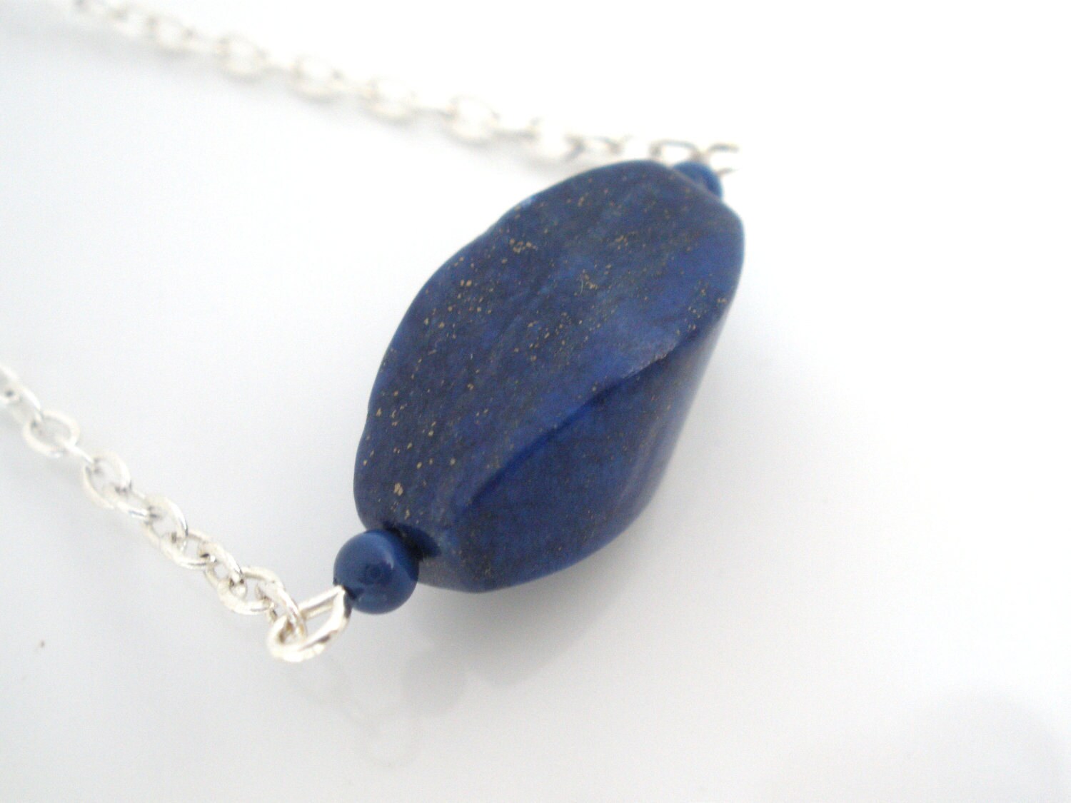Lapis Halskette, Anhänger, Indigo Lapis, Blau Lazuli Wirbel Perlen, Dunkelblau, Und Silber Halskette Lapis Halskette, Anhänger, Indigo Lapis, Blau Lazuli Wirbel Perlen, Dunkelblau, Und Silber Halskette von mlejewelry