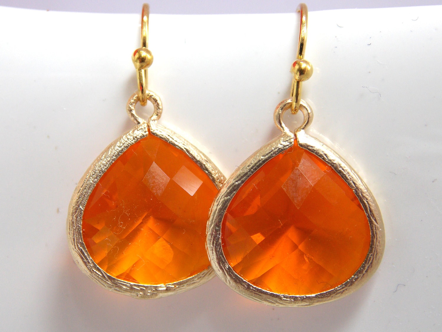 Orange Ohrringe, Gold Mandarine Brautjungfer Braut Ohrringe Schmuck, Geschenk Orange Ohrringe, Gold Mandarine Brautjungfer Braut Ohrringe Schmuck, Geschenk von mlejewelry