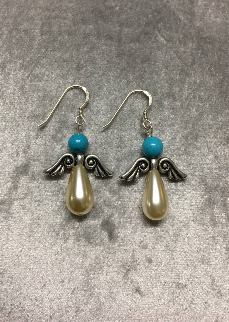 Engel Perlen Ohrringe Mystisch Schöne Zarte Teardrop Gemischt Mit Engel Perlen Ohrringe Mystisch Schöne Zarte Teardrop Gemischt Mit von mmilltownJewels