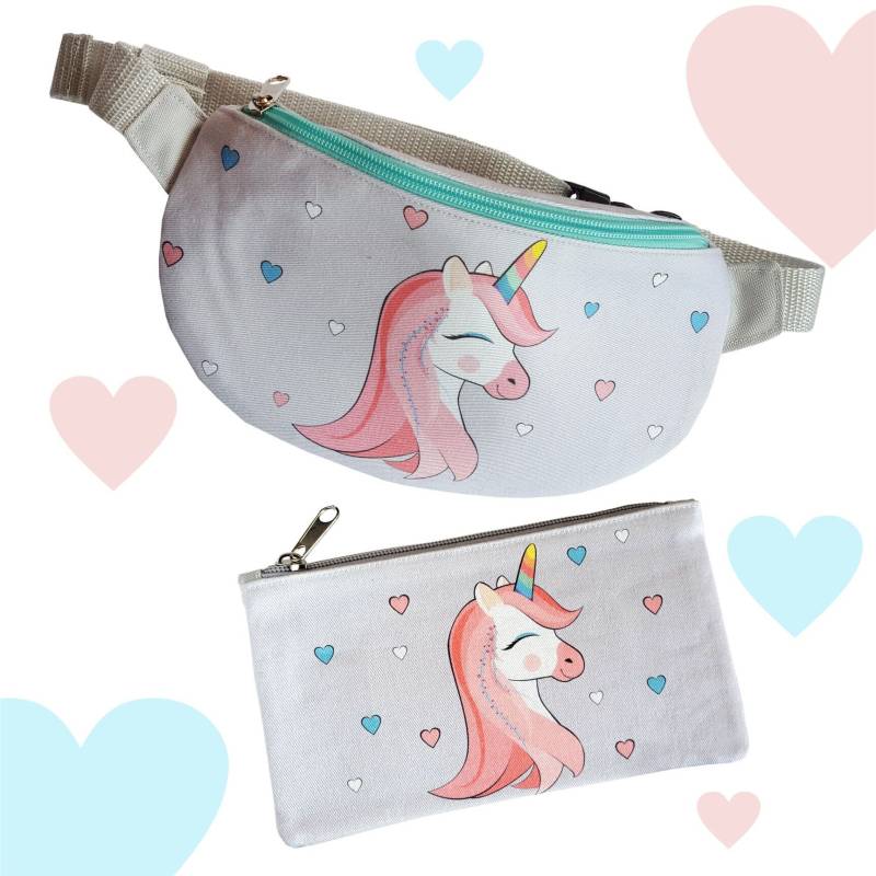 Einhorn-Set Für Mama Und Töchter Geldbörse Baby-Gürtel-Geldbörse Weihnachtsgeschenk von mmstudioforkids