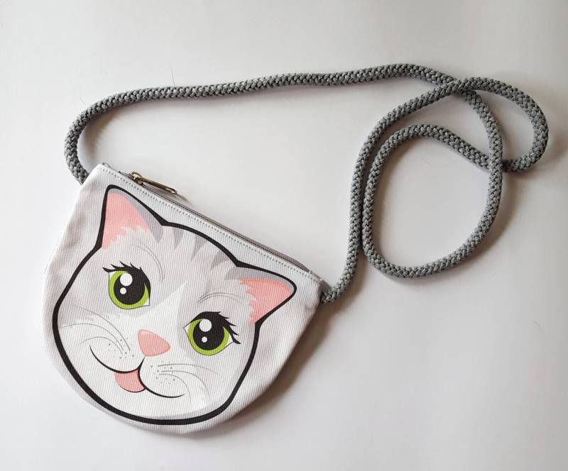 Katze Handtasche Für Mädchen, Geschenk Baby, Umhängetasche von mmstudioforkids