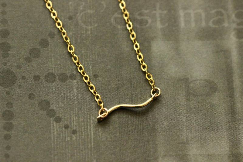 Zweig Halskette, Vergoldet Natur Gold Minimale Schichtung Anhänger Halskette Zweig Halskette, Vergoldet Natur Gold Minimale Schichtung Anhänger Halskette von mngiftshop