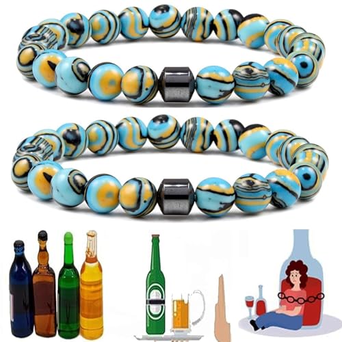 mnopx 2 x Anti-Alkohol-Armband, 2025, Anti-Alkohol-Verlangen-Armband, Weihnachten, Valentinstag, Vatertag, Einheitsgröße mnopx 2 x Anti-Alkohol-Armband, 2025, Anti-Alkohol-Verlangen-Armband, Weihnachten, Valentinstag, Vatertag, Einheitsgröße von mnopx