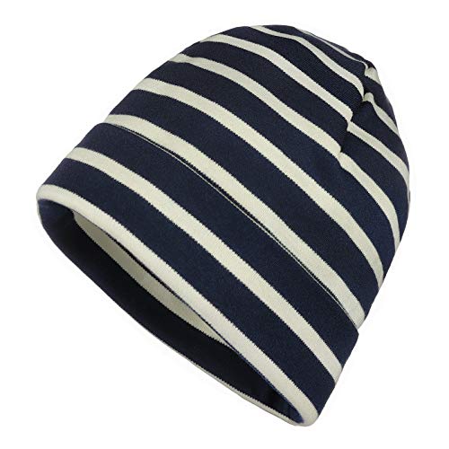 modAS Bretonische Rollmütze 25 blau/Natur gestreift 2530 von modAS
