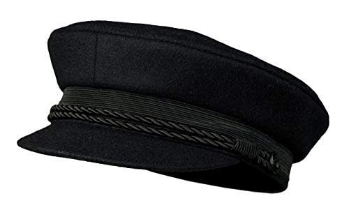 modAS Elbsegler klassisch schwarz Verschiedene Größen 52-64 Seemannsmütze (64) von modAS