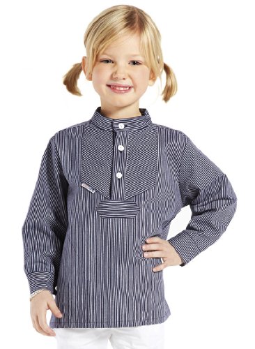 modAS Fischerhemd Original schmal gestreift Kinder, Kinder, 92 von modAS