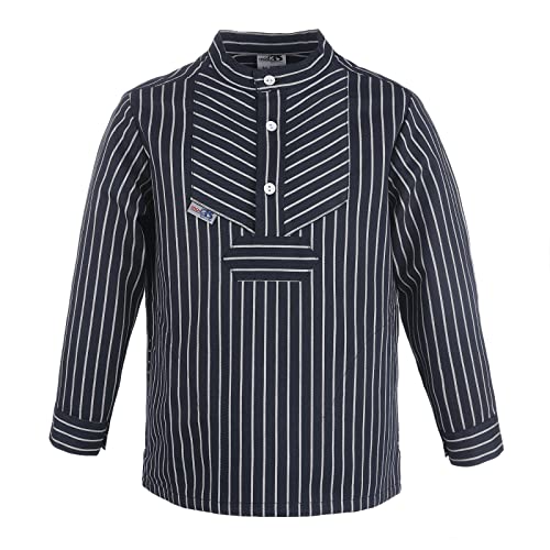 modAS | Fischerhemd | breiter Streifen | Größe 158/164 von modAS