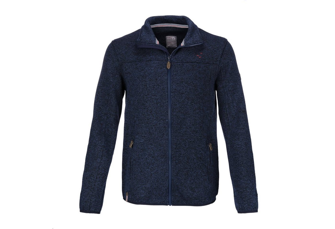 modAS Fleecejacke Herren Fleecejacke - Outdoor Strickjacke mit Reißverschluss von modAS