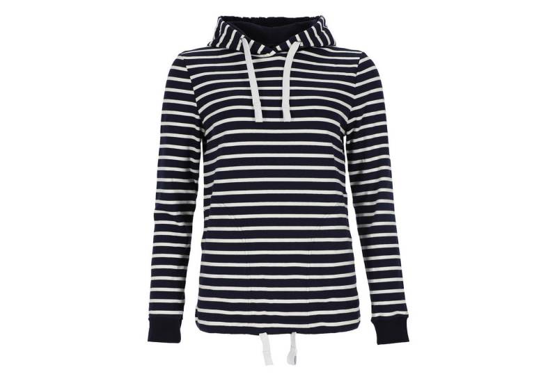 modAS Kapuzenpullover Damen Kapuzenshirt Maritim gestreift - Langarmshirt Streifen Baumwolle von modAS