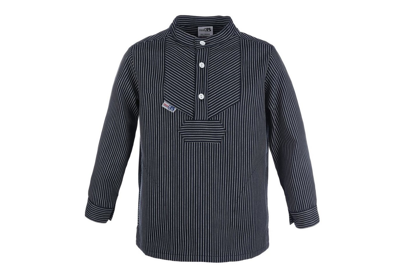 modAS Langarmhemd Kinder Fischerhemd Finkenwerder Basic Line - Seemann-Hemd gestreift modAS Langarmhemd Kinder Fischerhemd Finkenwerder Basic Line - Seemann-Hemd gestreift von modAS