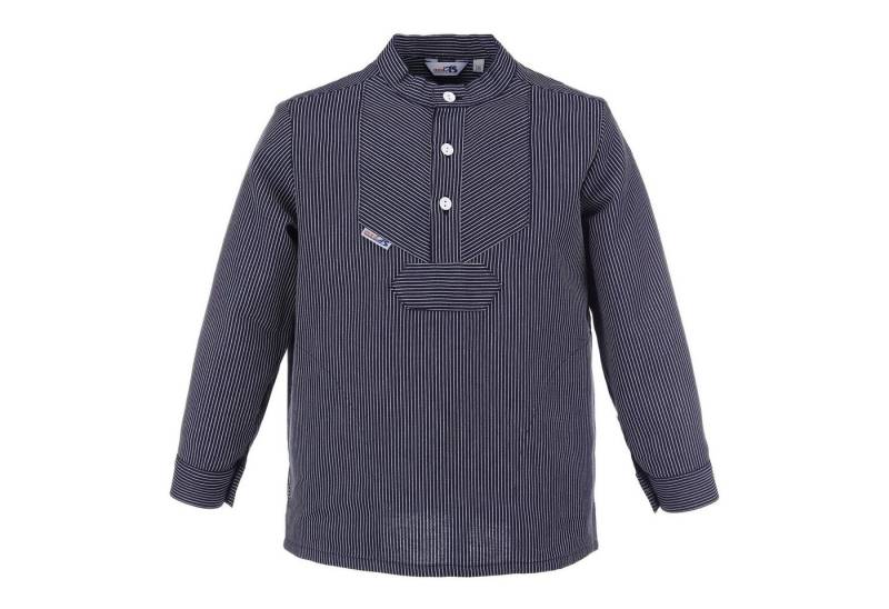 modAS Langarmhemd Kinder Fischerhemd "L. Marleen“ Baumwolle - Hemd im Finkenwerder-Stil von modAS