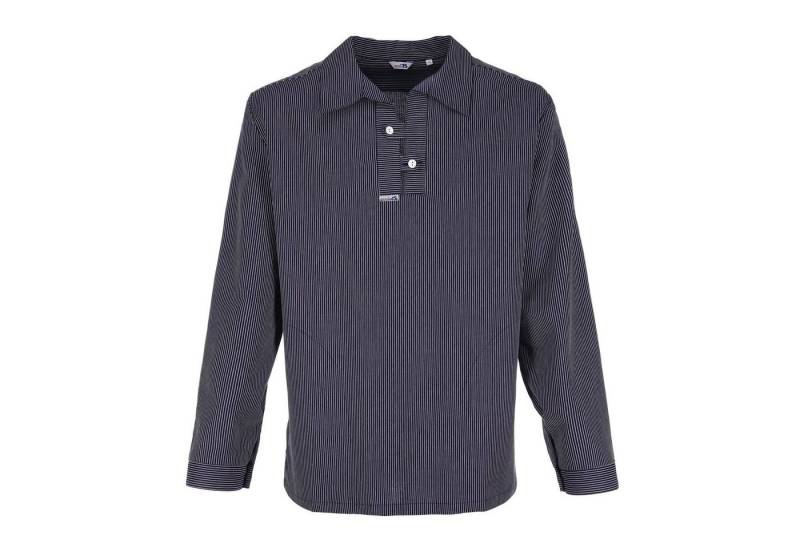 modAS Langarmhemd Unisex Takelhemd mit Streifen - Fischerhemd in bequemer Schlupfform von modAS