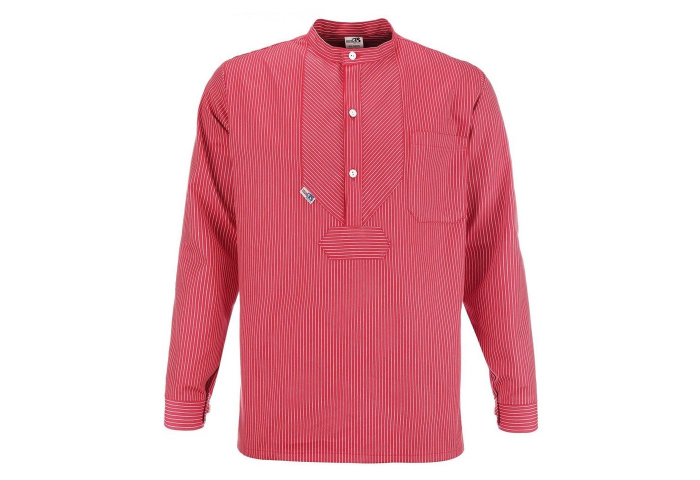 modAS Langarmhemd modAS Unisex Fischerhemd Basic Line gestreift Baumwolle modAS Langarmhemd modAS Unisex Fischerhemd Basic Line gestreift Baumwolle von modAS