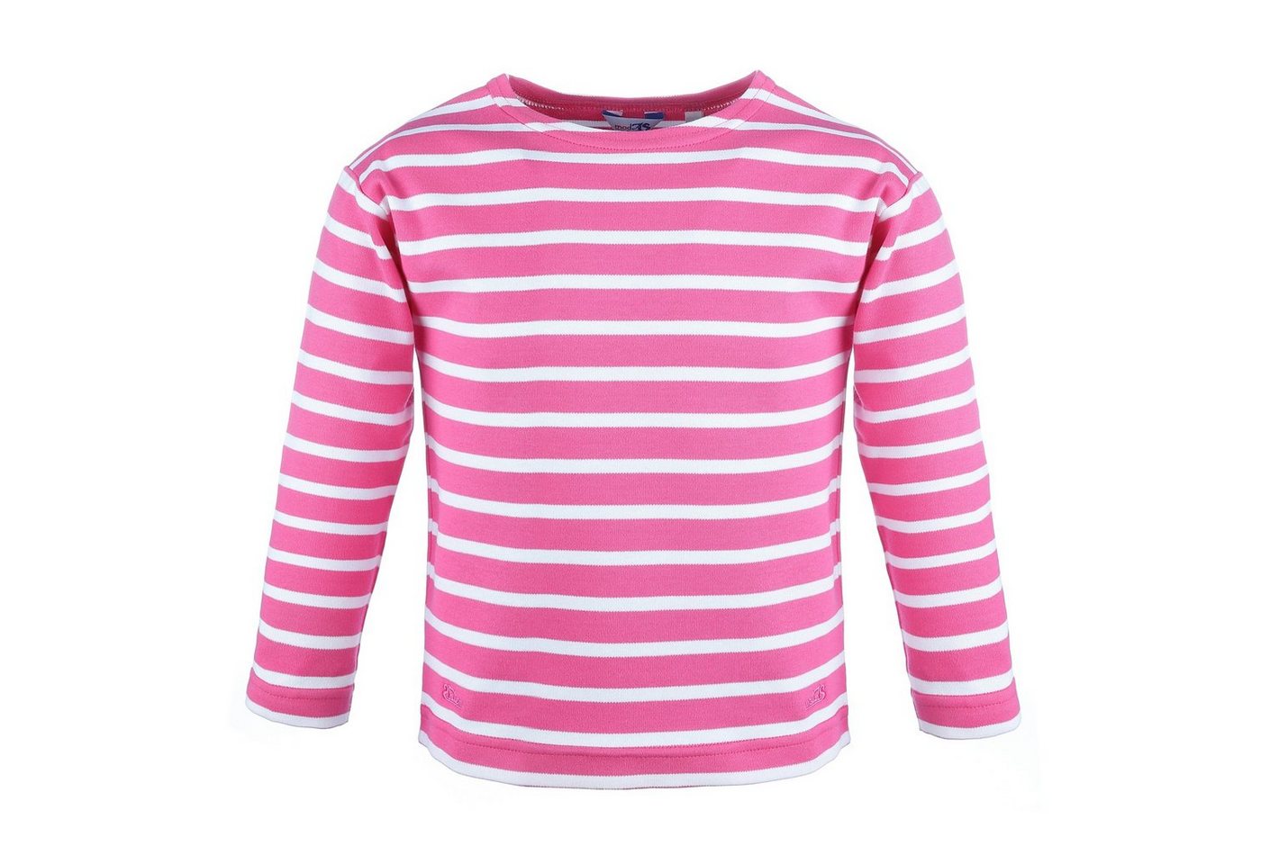 modAS Langarmshirt Bretonisches Shirt für Kinder Longsleeve mit Streifen Mädchen Jungen von modAS