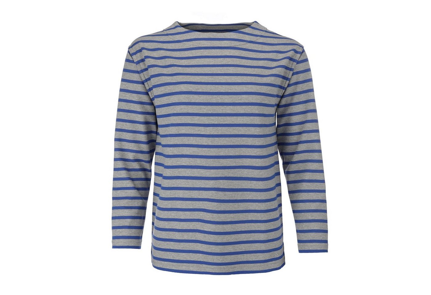 modAS Langarmshirt Damen Bretonisches Shirt U-Boot Ausschnitt - Ringelshirt Baumwolle von modAS