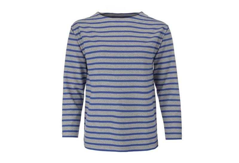 modAS Langarmshirt Damen Bretonisches Shirt U-Boot Ausschnitt - Ringelshirt Baumwolle von modAS