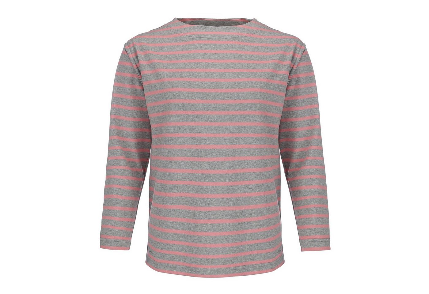 modAS Langarmshirt Damen Bretonisches Shirt U-Boot Ausschnitt - Ringelshirt Baumwolle von modAS