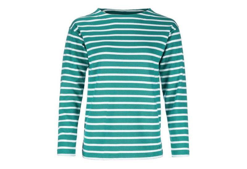 modAS Langarmshirt Damen Bretonisches Shirt U-Boot Ausschnitt - Ringelshirt Baumwolle von modAS