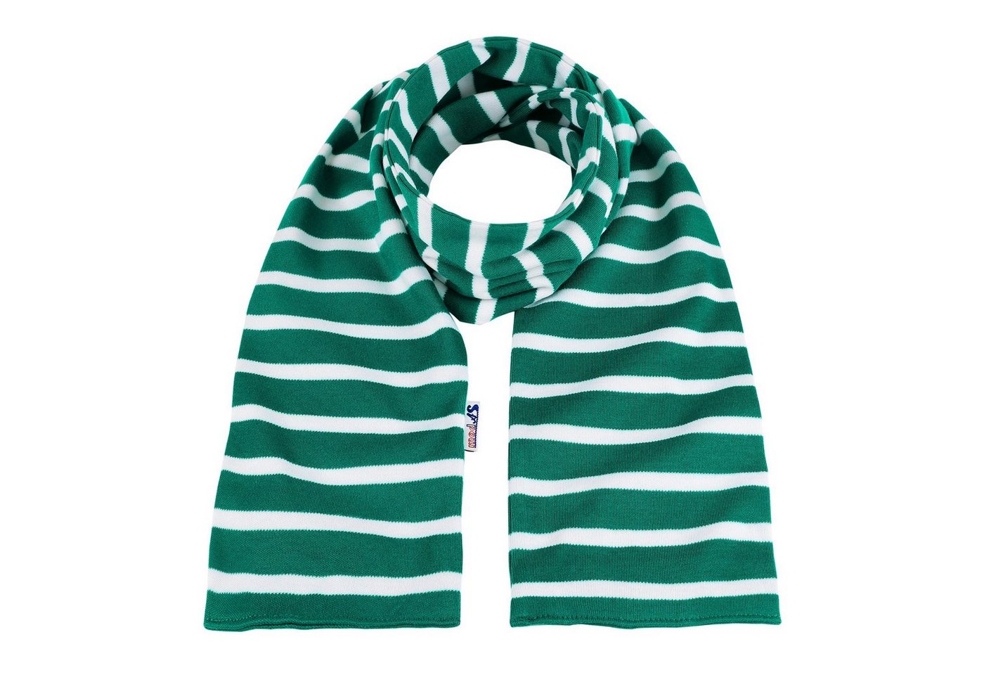 modAS Modeschal, Bretonischer Schal Unisex mit Streifen und uni Herren Damen Kinder von modAS