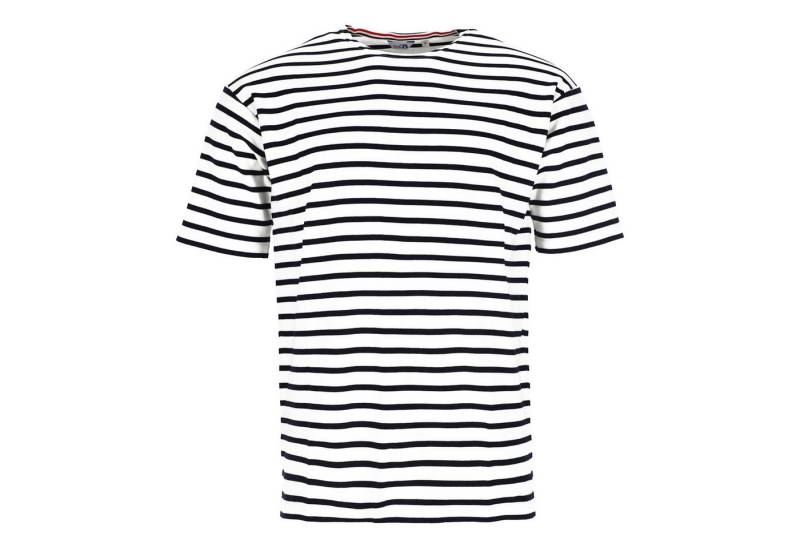 modAS Rundhalsshirt Herren T-Shirt Streifen - Bretonisches Streifenshirt Maritim Baumwolle von modAS