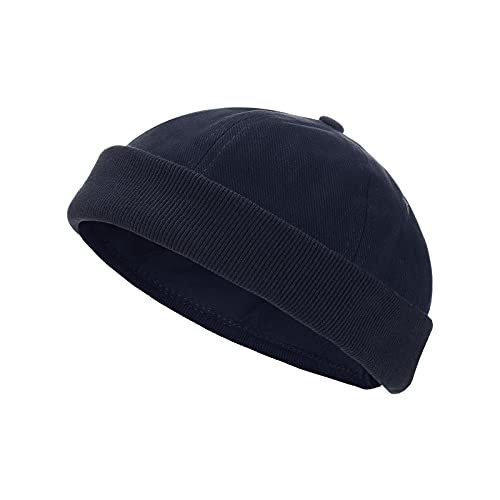 modAS Segler Cap Seemannsmütze - Docker Mütze Docker-Cap aus Baumwolle in Marine von modAS