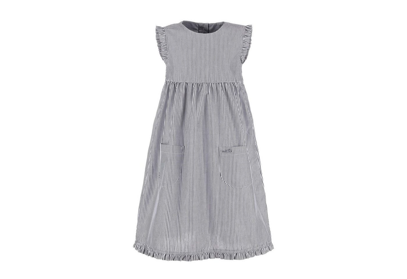 modAS Sommerkleid Kinder Kleid gestreift mit Rüschen - Mädchenkleid mit Streifen von modAS