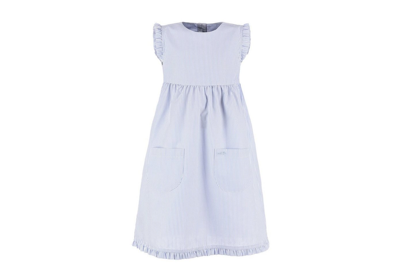 modAS Sommerkleid Kinder Kleid gestreift mit Rüschen - Mädchenkleid mit Streifen von modAS