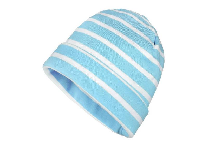 modAS Strickmütze Unisex Mütze Streifen für Kinder & Erwachsene - Ringelmütze Baumwolle von modAS