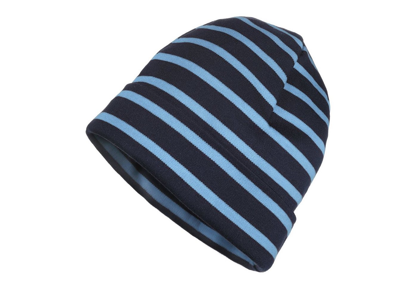 modAS Strickmütze Unisex Mütze Streifen für Kinder & Erwachsene - Ringelmütze Baumwolle von modAS