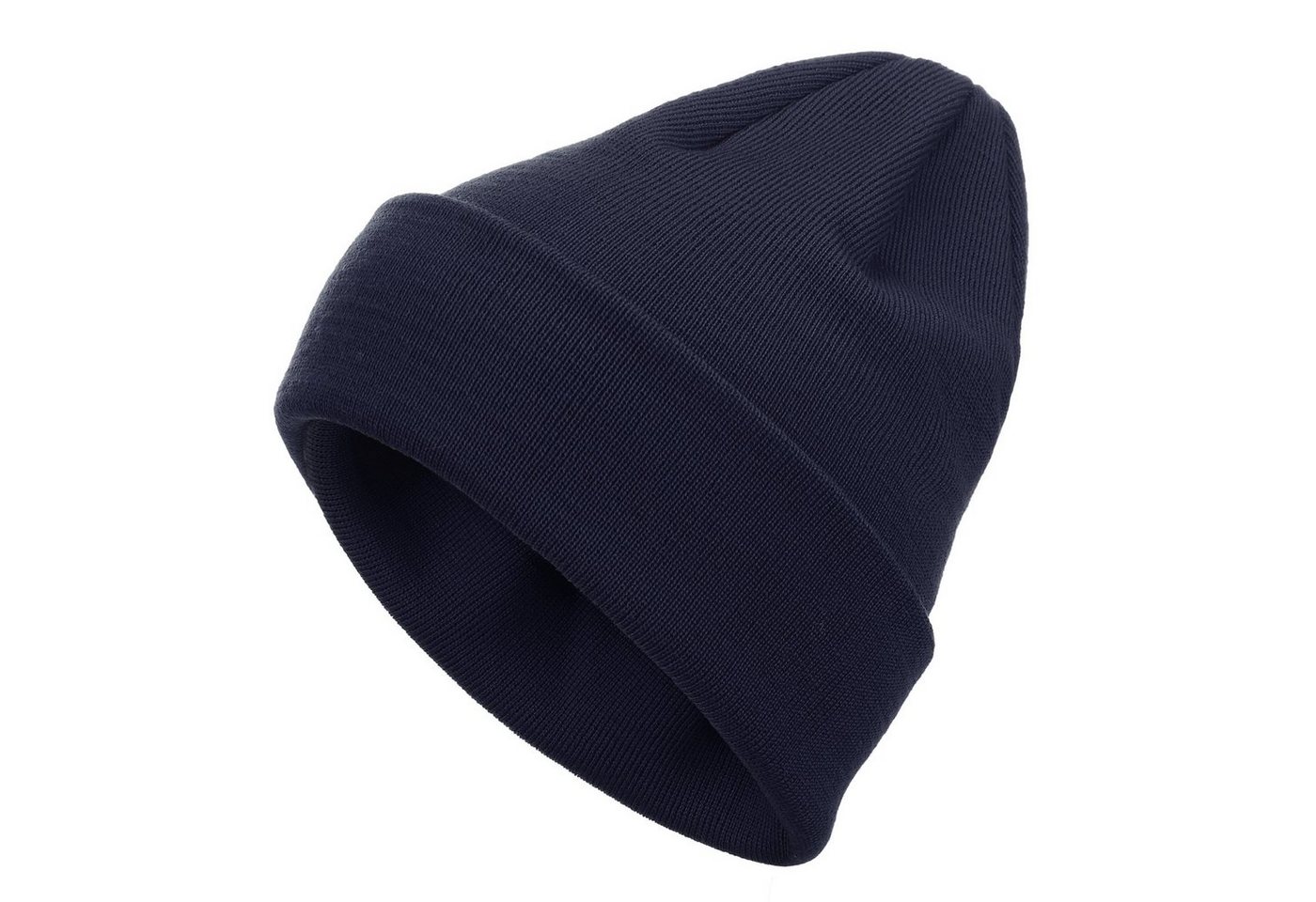 modAS Strickmütze Unisex Wollmütze aus 100% Wolle (Merinowolle) - Doppellagige Mütze von modAS