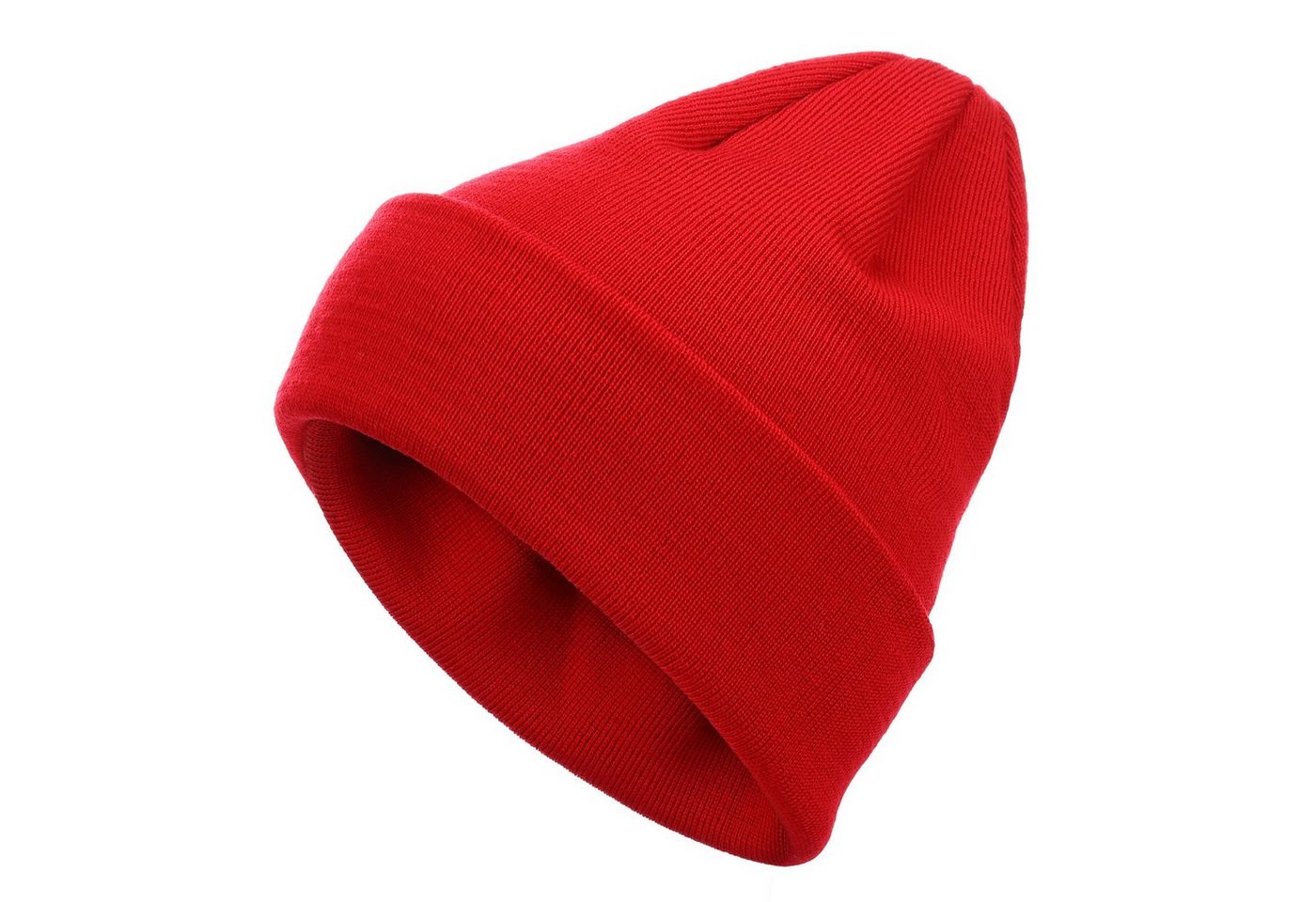 modAS Strickmütze Unisex Wollmütze aus 100% Wolle (Merinowolle) - Doppellagige Mütze von modAS