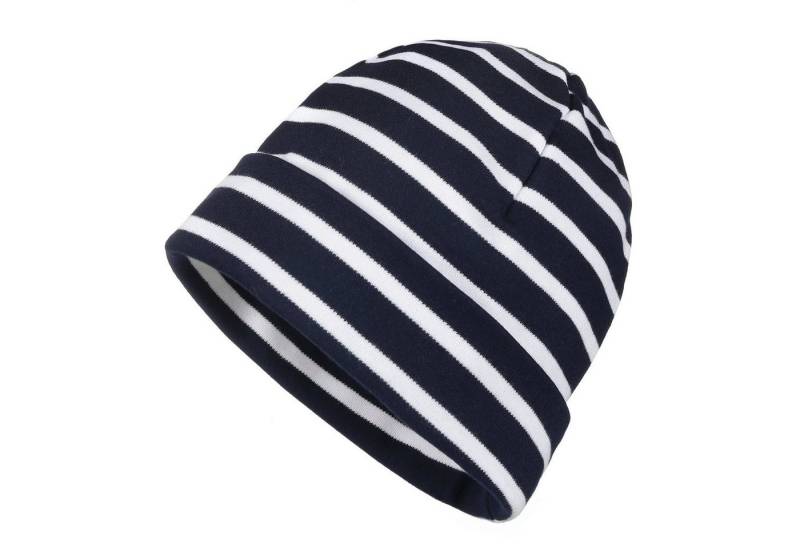 modAS Strickmütze modAs Rollmütze Strickmütze gestreift ausgezeichneter UV-Schutz von modAS