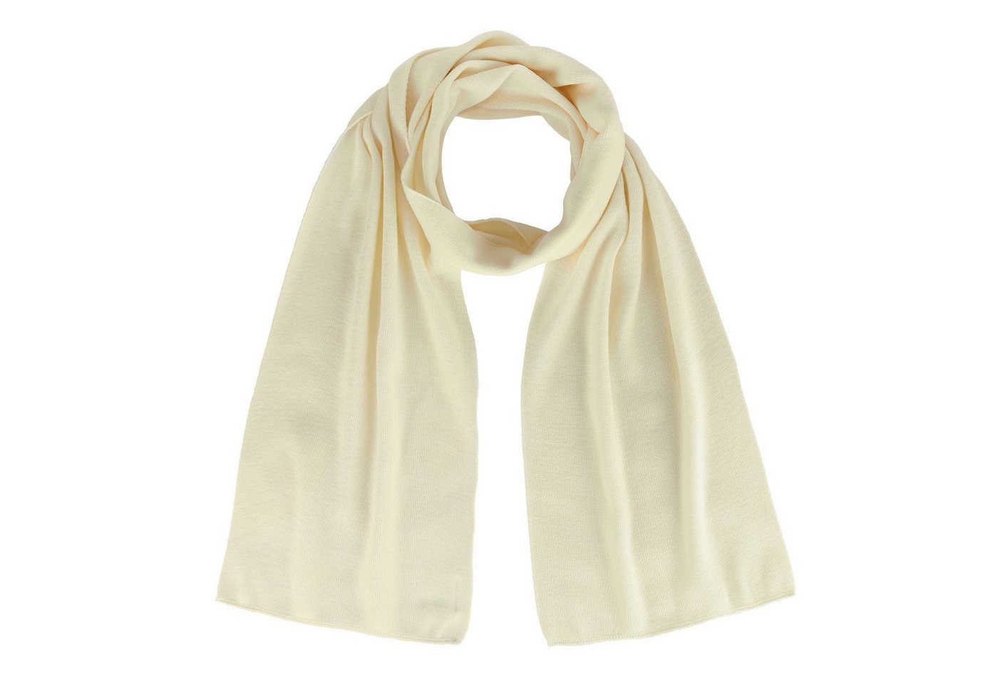 modAS Wollschal, Unisex Schal Feinstrickschal aus Merinowolle - Weicher Schal aus Wolle von modAS