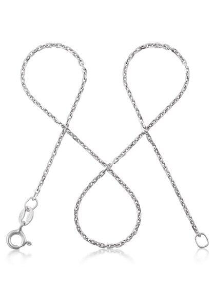 modabilé Ankerkette Rund 1,3mm 925 Sterling Silber Halskette ohne Anhänger von modabilé