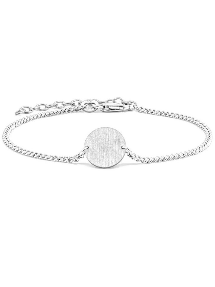 modabilé Armband CIRCLE Armkette, Armkettchen mit 1cm Anhänger 15cm - 19cm, Silber 925, Made in Italy von modabilé