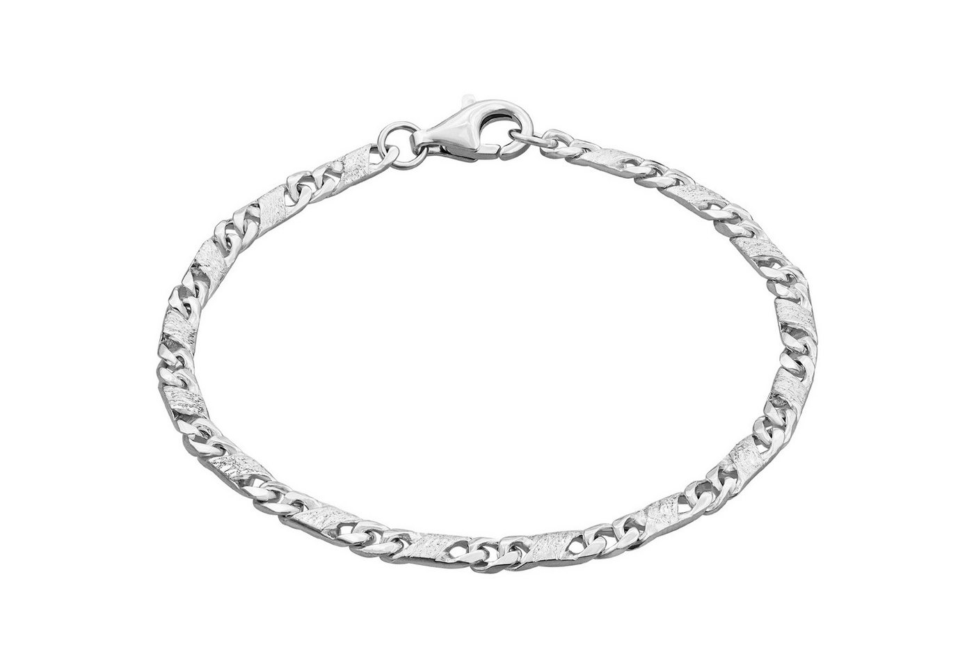 modabilé Armkette Armband Dollar-Kette 5,4mm 925 Silber, Armkettchen Sterling Silber 925 19cm, 5,4mm breit von modabilé