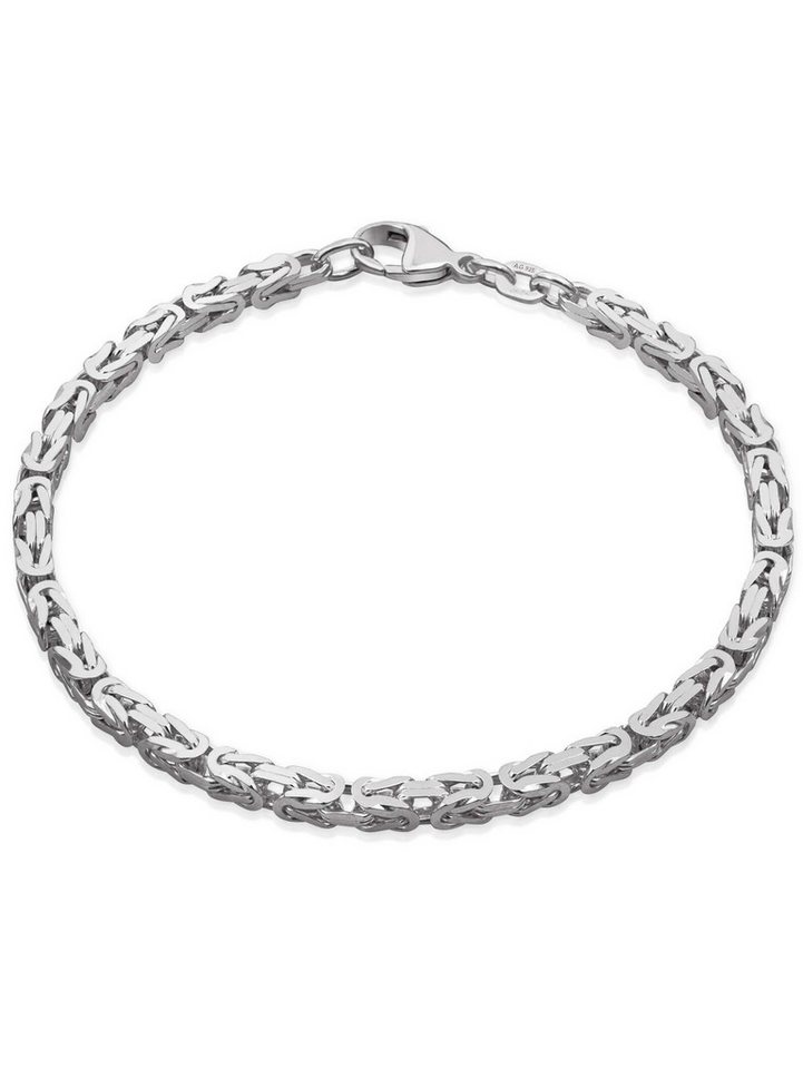 modabilé Armkette Armband Königskette 3,2mm 925 Sterling Silber, Herren Armkettchen 19cm robust, Made in Germany von modabilé