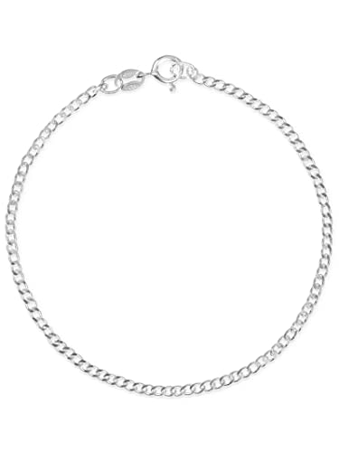 modabilé Armband 925er Sterling Silber (17cm 1,85mm breit) Silberarmband Panzerkette 925 ohne Anhänger Armkette für Frauen Silbernes Armkettchen modabilé Armband 925er Sterling Silber (17cm 1,85mm breit) Silberarmband Panzerkette 925 ohne Anhänger Armkette für Frauen Silbernes Armkettchen von modabilé