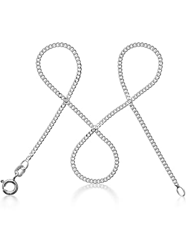 modabilé Panzerkette Damen Halskette 925er Sterling Silber (65cm lang I 1,7mm breit) Nur Silberkette 925 ohne Anhänger Silberne Kette für Frauen modabilé Panzerkette Damen Halskette 925er Sterling Silber (65cm lang I 1,7mm breit) Nur Silberkette 925 ohne Anhänger Silberne Kette für Frauen von modabilé
