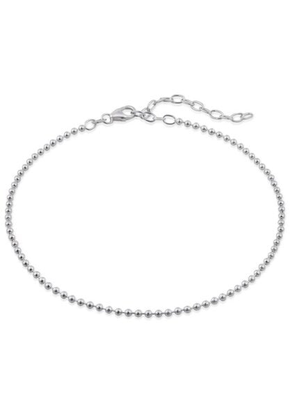 modabilé Fußkette Kugelkette 23cm +5cm 925 Sterling Silber Fußkettchen (2,2mm) von modabilé