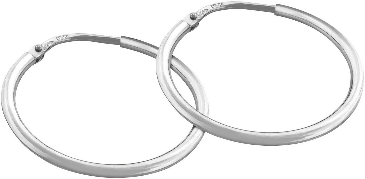 modabilé Paar Creolen Schmuck Geschenk Silber 925 Ohrringe Orbit (inkl. Putztuch) von modabilé