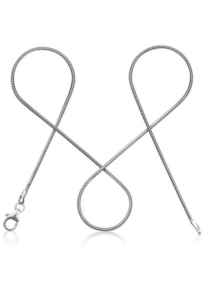 modabilé Schlangenkette 925 Sterling Silber (1,2mm breit) Halskette ohne Anhänger von modabilé
